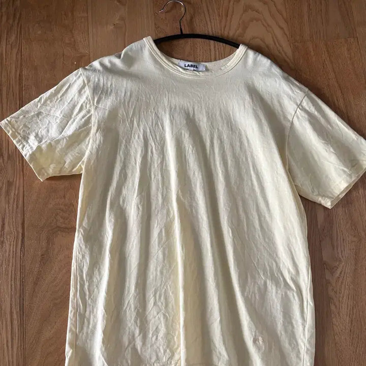 [BUNJANG] Label Archive Plain T-Shirt Lemon / 라벨아카이브 플레인 티셔츠 레몬색상