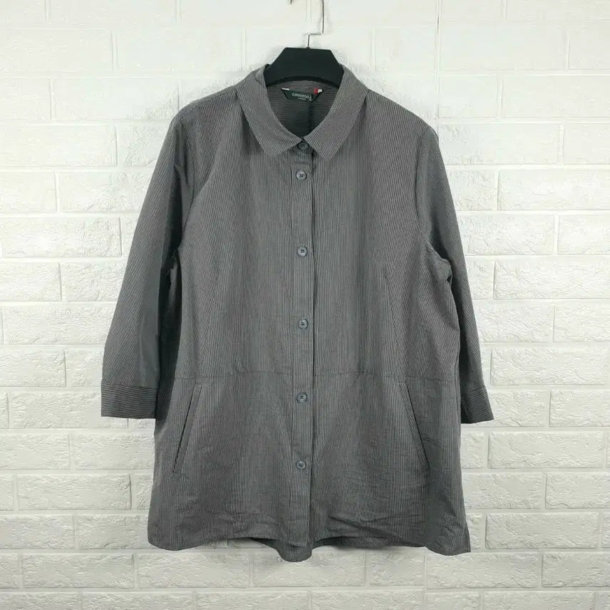 [BUNJANG] Crocodile Lady Collar Neck 7/10 Sleeve Jacket (New) / [105]크로커다일레이디 카라넥 7부 자켓 (새상품)