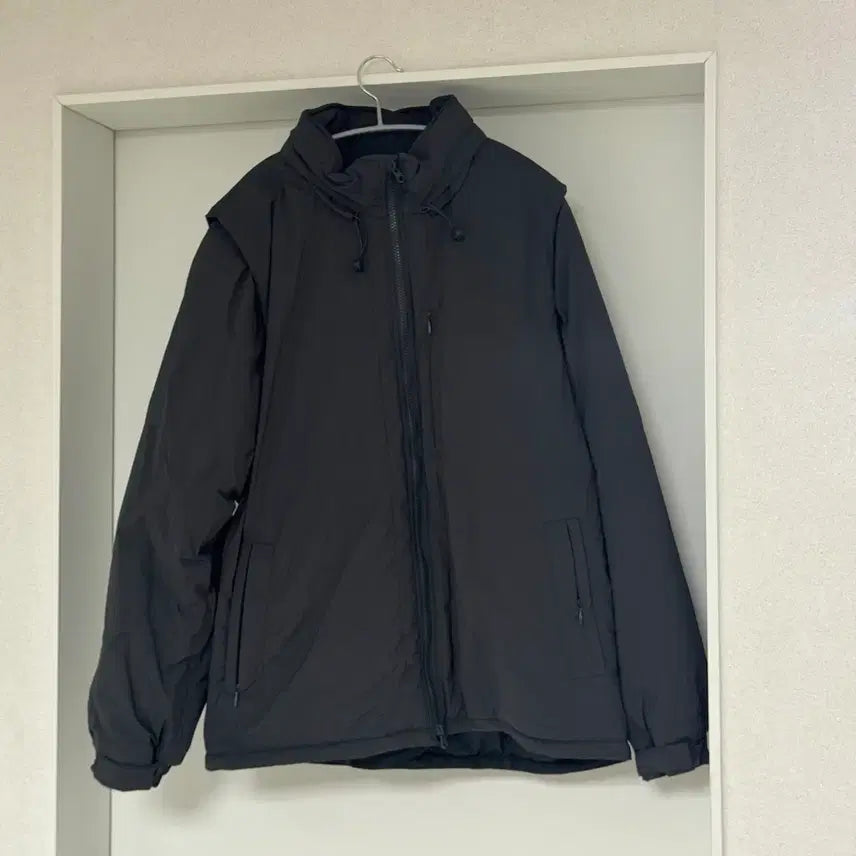 [BUNJANG] ARVAN Utility Padded Vest Jacket Charcoal / 아르반 유틸리티 패디드 베스트 자켓_차콜