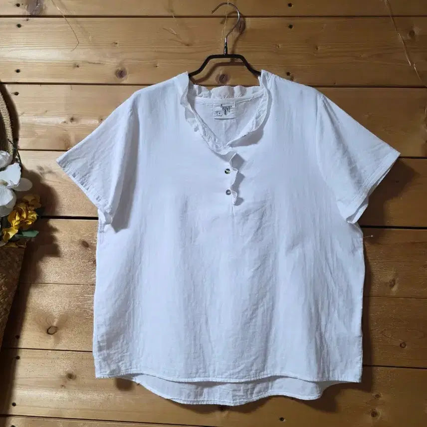 [BUNJANG] Cotton Blend T-Shirt / 면혼방티