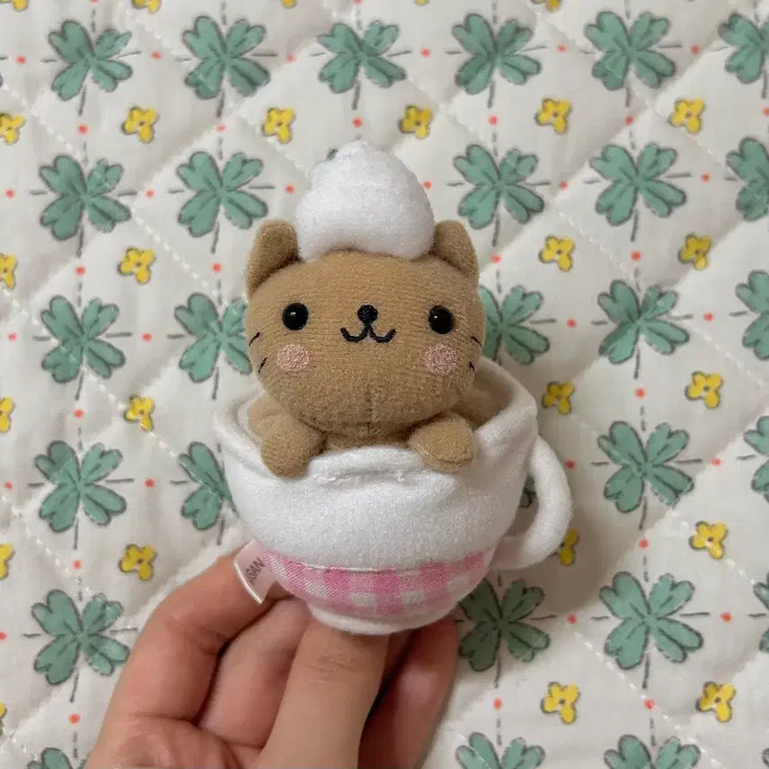 [BUNJANG] San-X Nyan Nyan Nyanko Cappuccino Plush Doll / 고전) 산엑스 냥냥냥코 카푸치노 인형