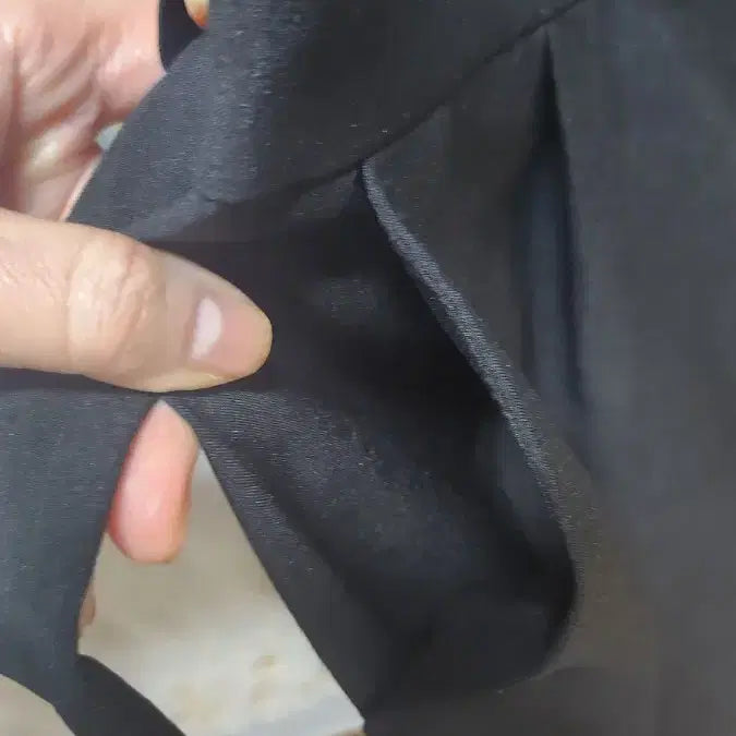 [BUNJANG] Black Wrap Style Drawstring Jumpsuit / 블랙 랩 스타일 끈 jumpsuit 77이상다가능