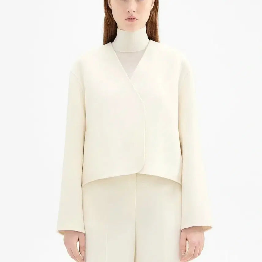 [BUNJANG] Theory Double-Faced Wool Cashmere Blend Jacket / 띠어리 더블페이스 울 캐시미어 블렌드 자켓