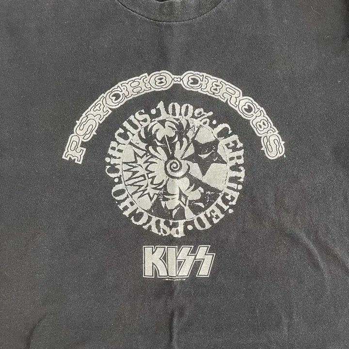 [BUNJANG] Kiss Band Flame Long Sleeve T-Shirt L / rare 키스 kiss 밴드 플레임 롱슬리브 티셔츠 L