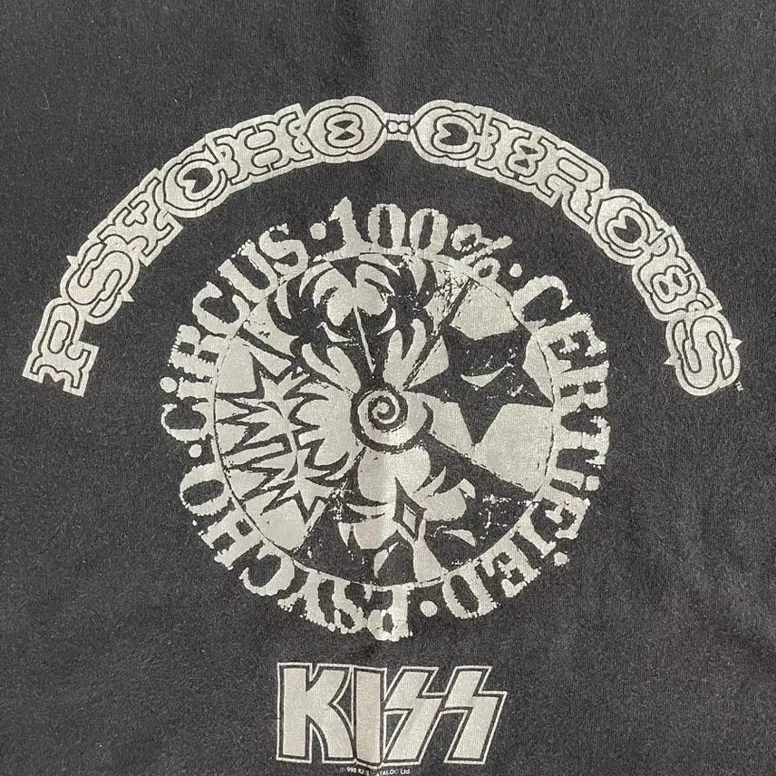 [BUNJANG] Kiss Band Flame Long Sleeve T-Shirt L / rare 키스 kiss 밴드 플레임 롱슬리브 티셔츠 L