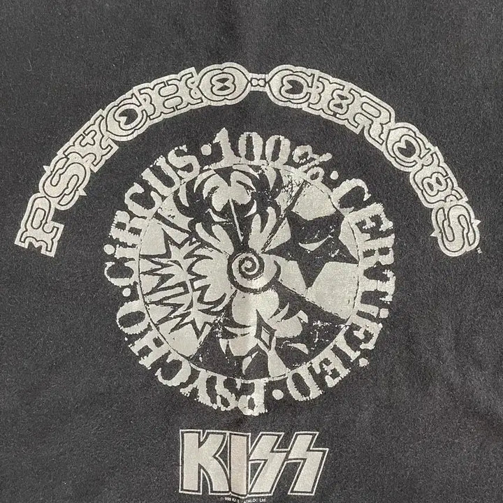 [BUNJANG] Kiss Band Flame Long Sleeve T-Shirt L / rare 키스 kiss 밴드 플레임 롱슬리브 티셔츠 L