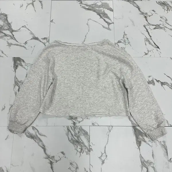 [BUNJANG] Avie Mua Off-Shoulder Sweatshirt / 아비에무아 오프숄더 맨투맨