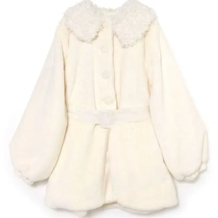 [BUNJANG] Bubblez Fur Coat Collar Belt Princess Style Furry Coat / 버블즈 퍼 코트 카라 밸트 양산형 양지뢰 지뢰계 히메갸루 폼폼 스노우