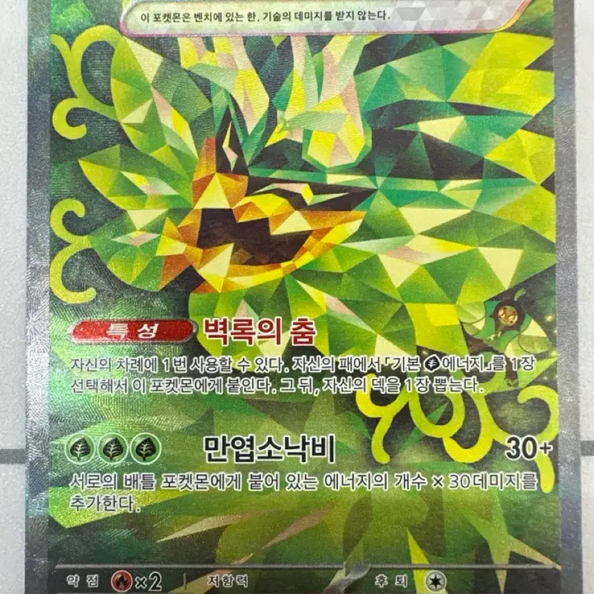 [BUNJANG] Pokemon Ogerpon ex Teal Mask SAR / 포켓몬 오거폰ex 벽록의 가면 SAR
