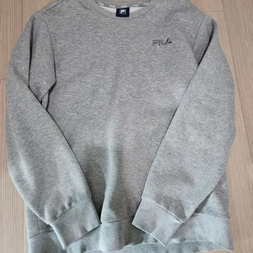 [BUNJANG] Fila Sweatshirt Grey L Size / 휠라 맨투맨 정품