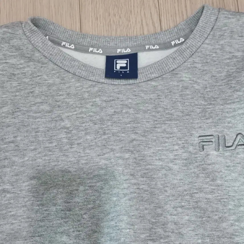 [BUNJANG] Fila Sweatshirt Grey L Size / 휠라 맨투맨 정품