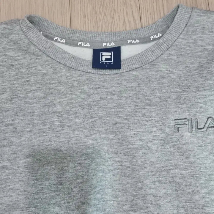 [BUNJANG] Fila Sweatshirt Grey L Size / 휠라 맨투맨 정품