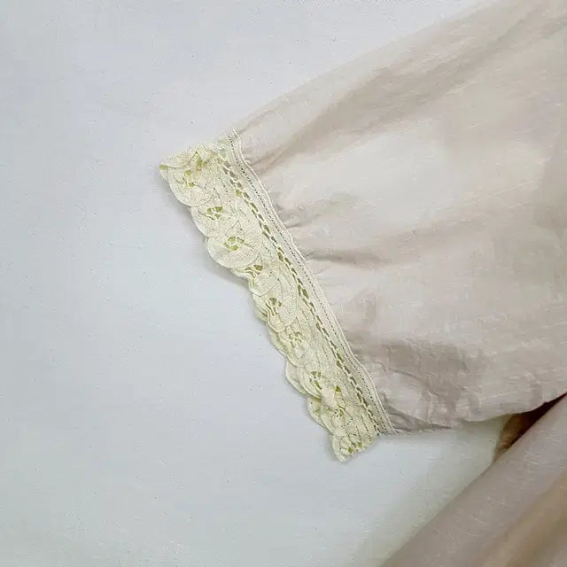 [BUNJANG] DIAPRE Batten Lace Dress Beige / DIAPRE 바텐레이스 원피스 베이지