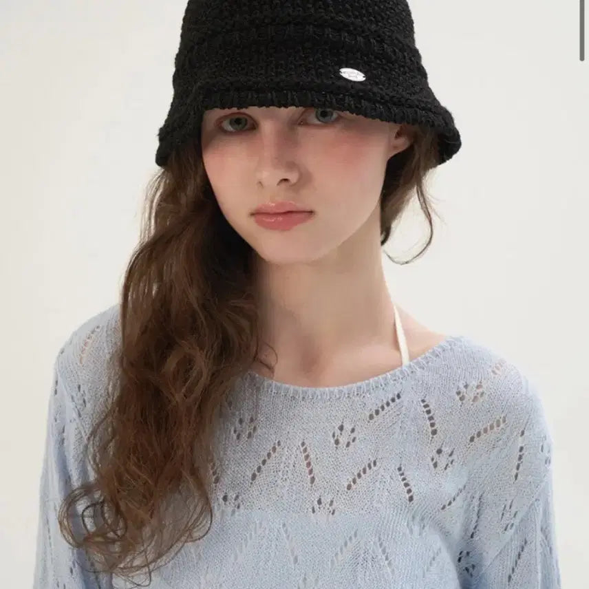[BUNJANG] Somewhere Butter Pendant Knit Bucket Hat / 썸웨어버터 somewhere butter 팬던트 니트 버킷햇