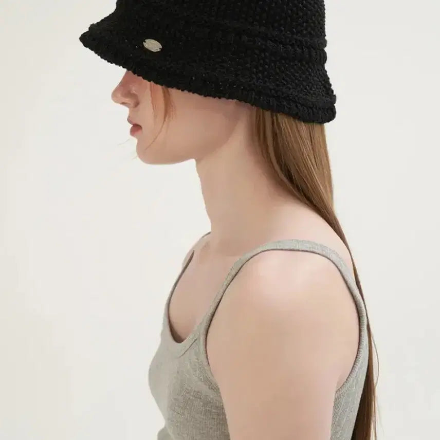 [BUNJANG] Somewhere Butter Pendant Knit Bucket Hat / 썸웨어버터 somewhere butter 팬던트 니트 버킷햇