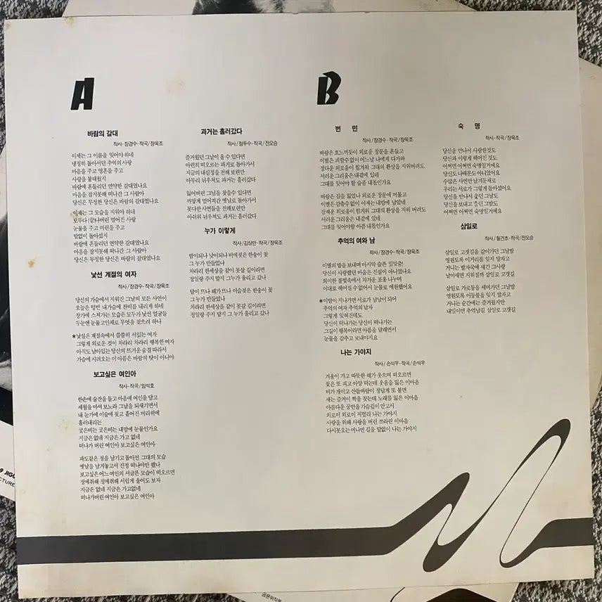 [BUNJANG] Yeowoon 1989 LP / 여운 LP 1989년 발매 [가요엘피]
