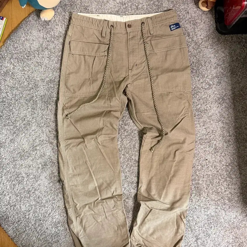 [BUNJANG] Edwin Putty String Linen Pants / 에드윈 퍼티그 스트링 린넨 팬츠