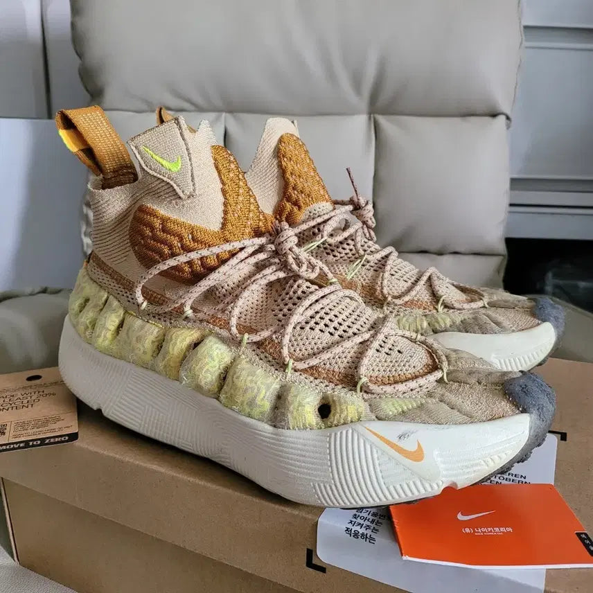 [BUNJANG] Nike ISPA Sense Flyknit Sesame/Desert Orange 280mm / 나이키 ISPA 센스 플라이니트 280mm