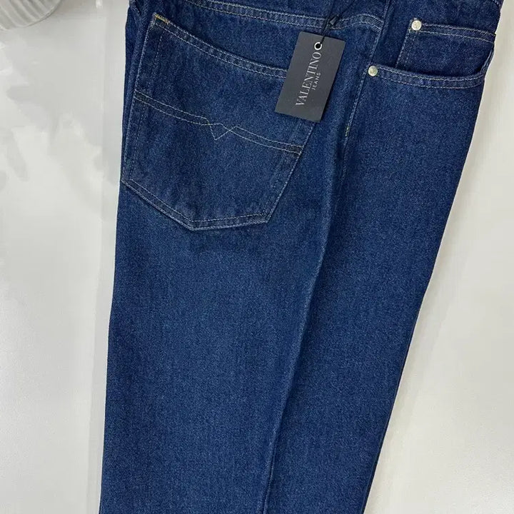 [BUNJANG] Valentino Classic Dark Blue Denim Pants / 발렌티노 클래식 새상품 데님 팬츠 다크 블루