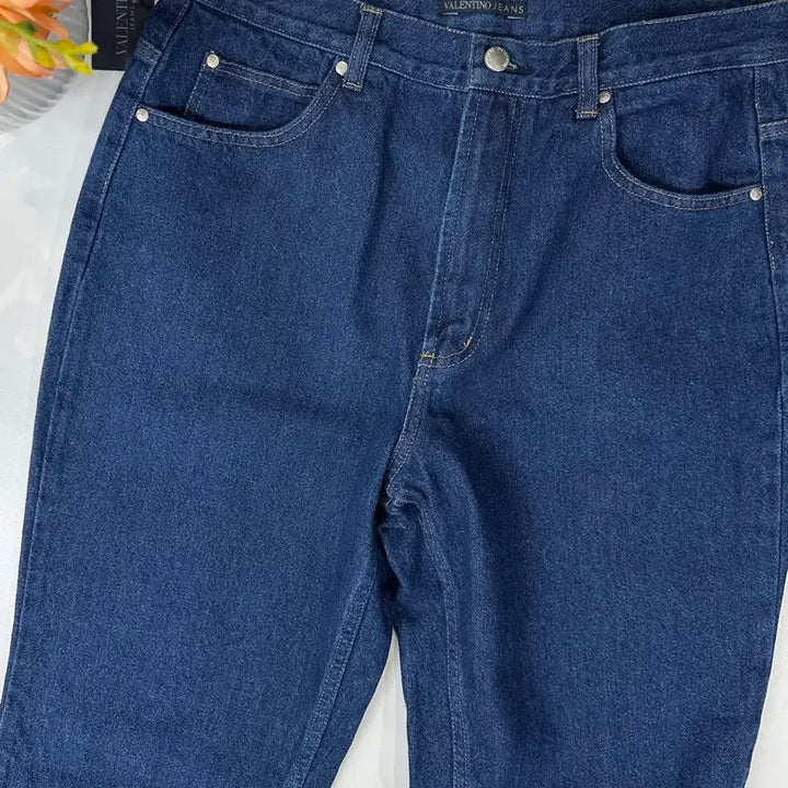 [BUNJANG] Valentino Classic Dark Blue Denim Pants / 발렌티노 클래식 새상품 데님 팬츠 다크 블루