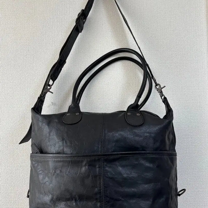 [BUNJANG] United Arrows Green Label Relaxing Calf Leather 2-Way Bag / 유나이티드 에로우즈 그린라벨 릴렉싱 소가죽 가방 포터 추천