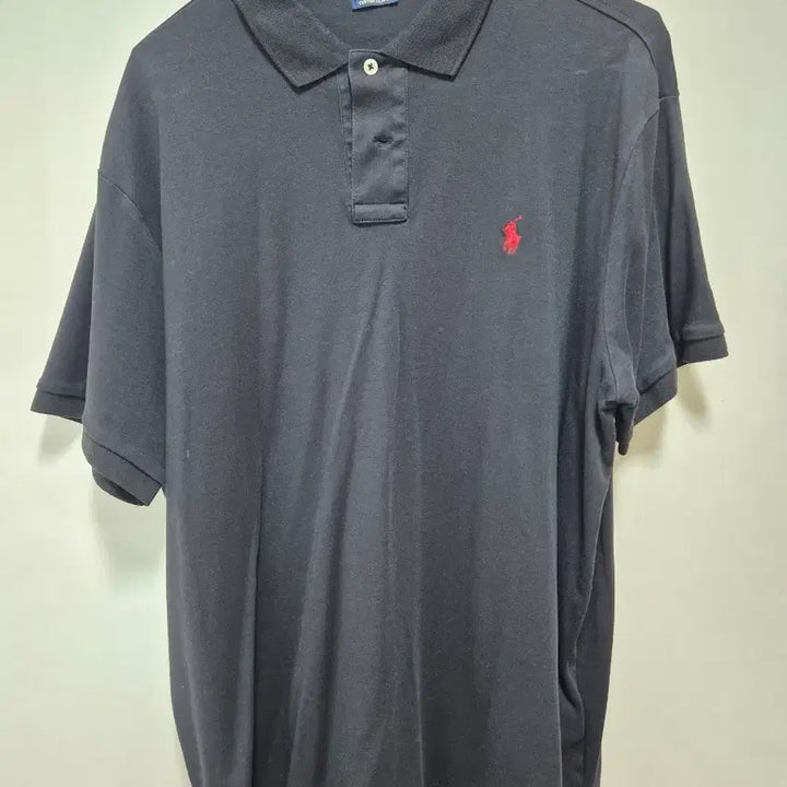 [BUNJANG] Polo Ralph Lauren Black Short Sleeve Polo Shirt / 폴로 랄프로렌 블랙 반팔 카라티