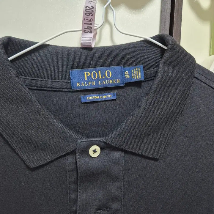 [BUNJANG] Polo Ralph Lauren Black Short Sleeve Polo Shirt / 폴로 랄프로렌 블랙 반팔 카라티