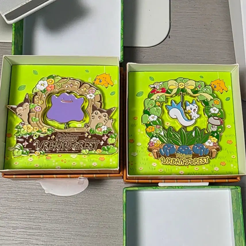 [BUNJANG] Pokemon Urban Forest Random Pin Badge / 포켓몬 Urban Forest 랜덤 핀뱃지 교환