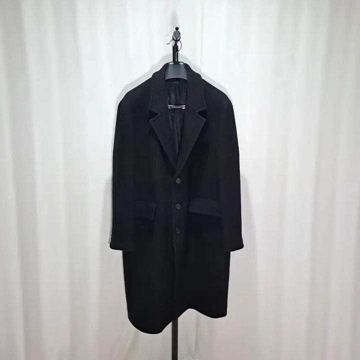 [BUNJANG] Jil Stuart New York 22FW Cashmere Blend Black Coat XL / 질스튜어트뉴욕 22FW 캐시미어 혼용 블랙코트 XL