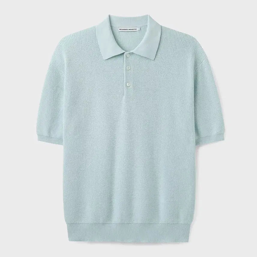 [BUNJANG] Branded Hard Twist Resort Polo Knit / [새상품] 브랜디드 폴로니트
