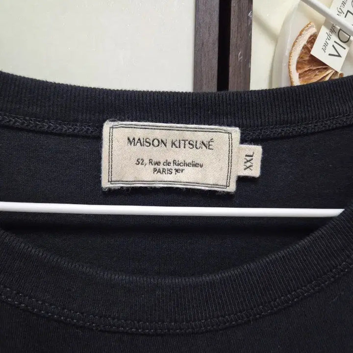 [BUNJANG] Maison Kitsuné Color Logo Black T-Shirt XXL / 메종키츠네 컬러 로고 블랙 반팔티셔츠
