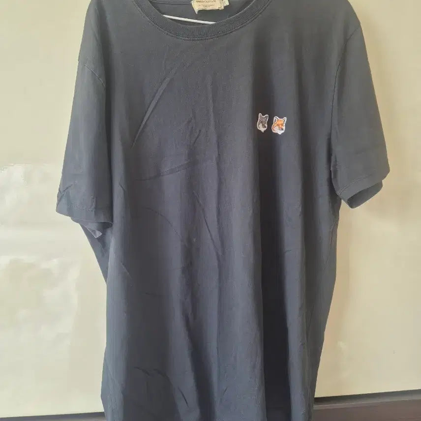 [BUNJANG] Maison Kitsuné Double Fox Short Sleeve T-Shirt Black / 메종키츠네 더블 폭스 반팔 티셔츠 블랙