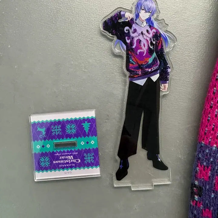 [BUNJANG] Nijisanji Hoshirube Christmas Sweater Acrylic Cheki Bundle Set / 니지산지 호시루베 크리스마스 스웨터 아크릴 체키 일괄