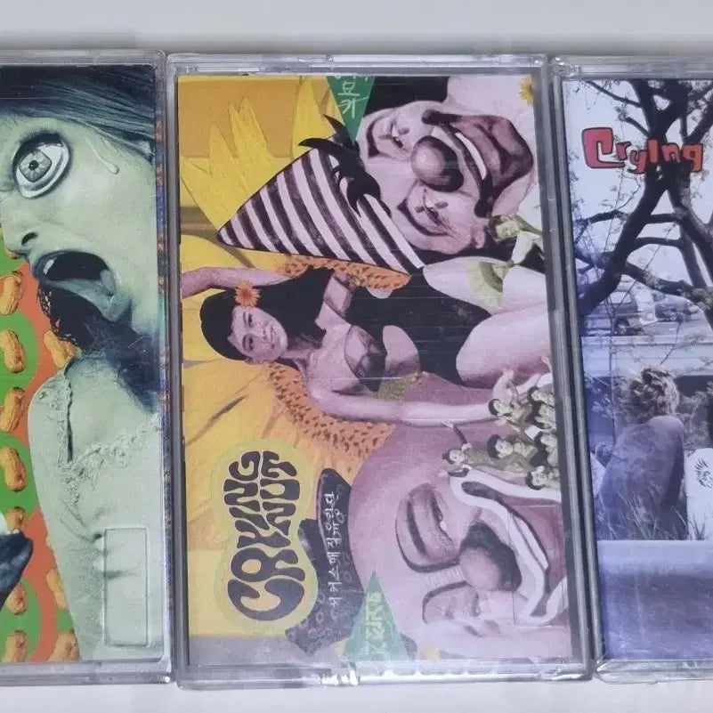 [BUNJANG] Crying Nut 1st-3rd Album Unsealed Cassette Tape Set / 크라잉넛 1-3집 (미개봉 카세트테이프)