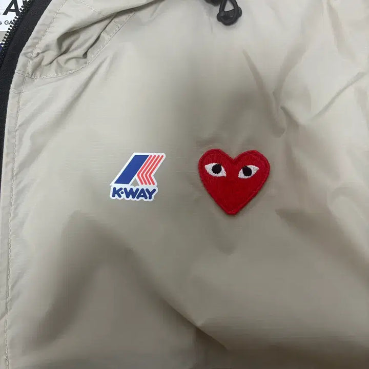 [BUNJANG] Comme des Garçons x K-Way Half-Zip Windbreaker Jacket / 꼼데가르송 까웨 하프집업 바람막이
