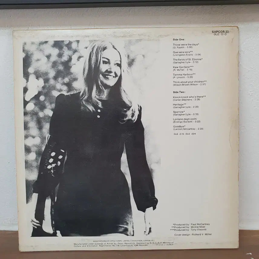 [BUNJANG] Mary Hopkin Those Were the Days LP / 메리홉킨 LP 오아시스  Those Were the days