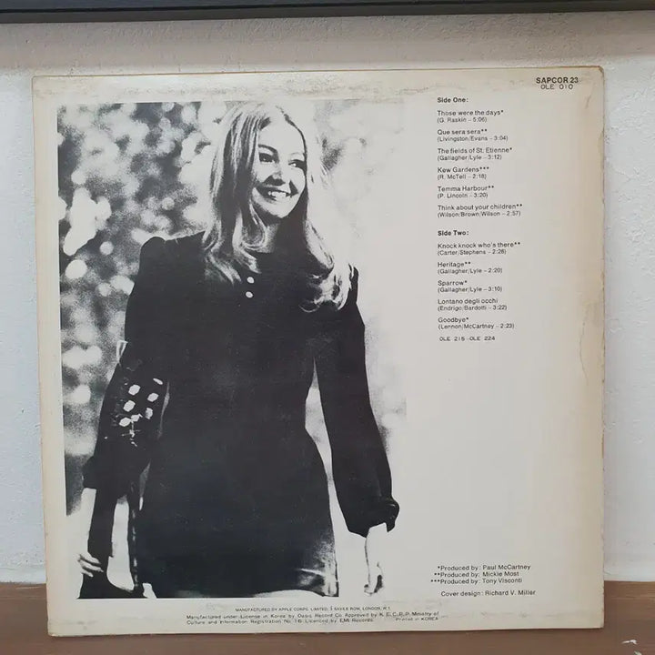 [BUNJANG] Mary Hopkin Those Were the Days LP / 메리홉킨 LP 오아시스  Those Were the days