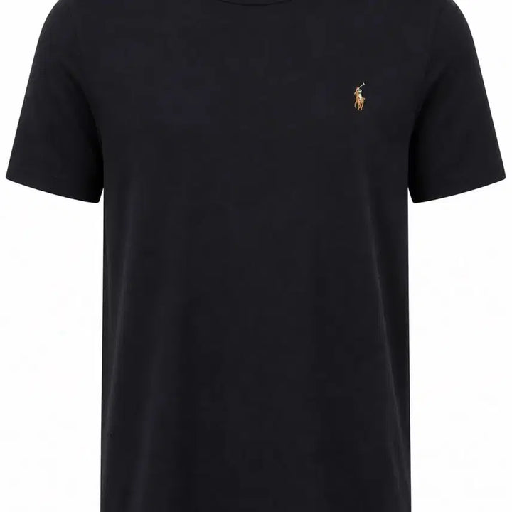 [BUNJANG] Polo Ralph Lauren New Basic Short Sleeve T-Shirt with Color Pony Embroidery - L / 폴로 랄프로렌 신형 기본 반팔티 컬러포니 자수 L