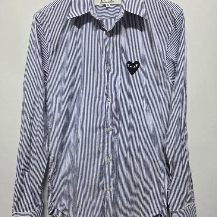[BUNJANG] Comme des Garçons Play Striped Shirt / (S)  꼼데가르송 플레이 스트라이프 셔츠