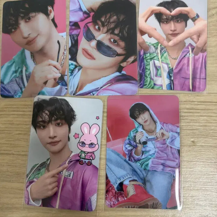 [BUNJANG] Ateez Aniteez Seonghwa Trading Card Set / 에이티즈 애니티즈 성화 트레카 5종 팝업