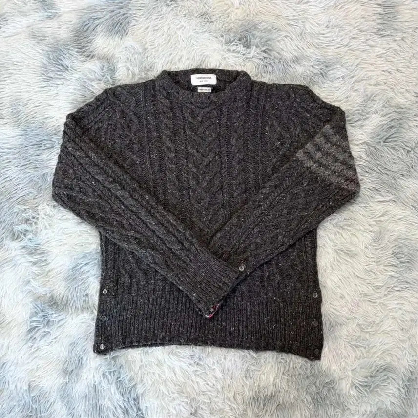 [BUNJANG] Thom Browne Aran Cable Knit Sweater / 톰브라운 아란 케이블 니트
