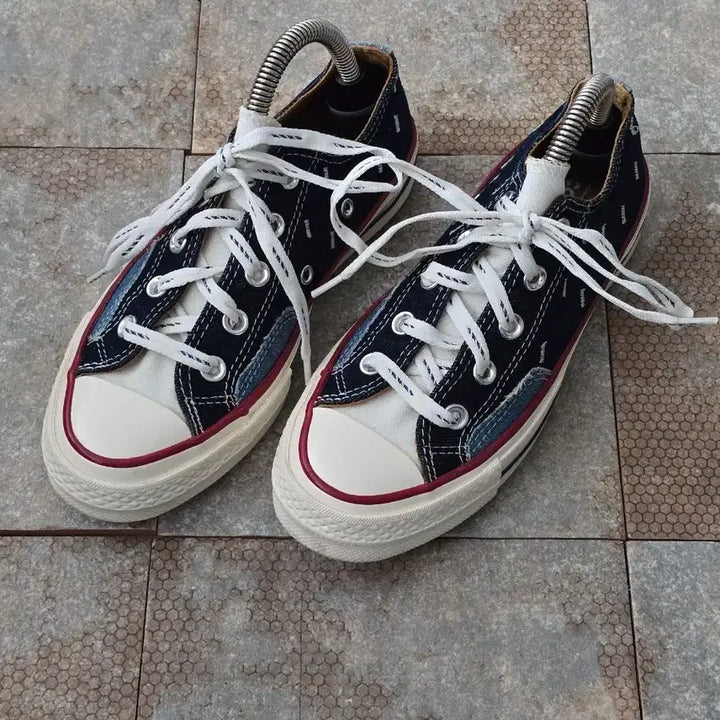 [BUNJANG] Converse Chuck 70 Low Indigo Boro Navy Sneakers (Size 220) / (220)컨버스 척 70 로우 인디고 보로 네이비 스니커즈