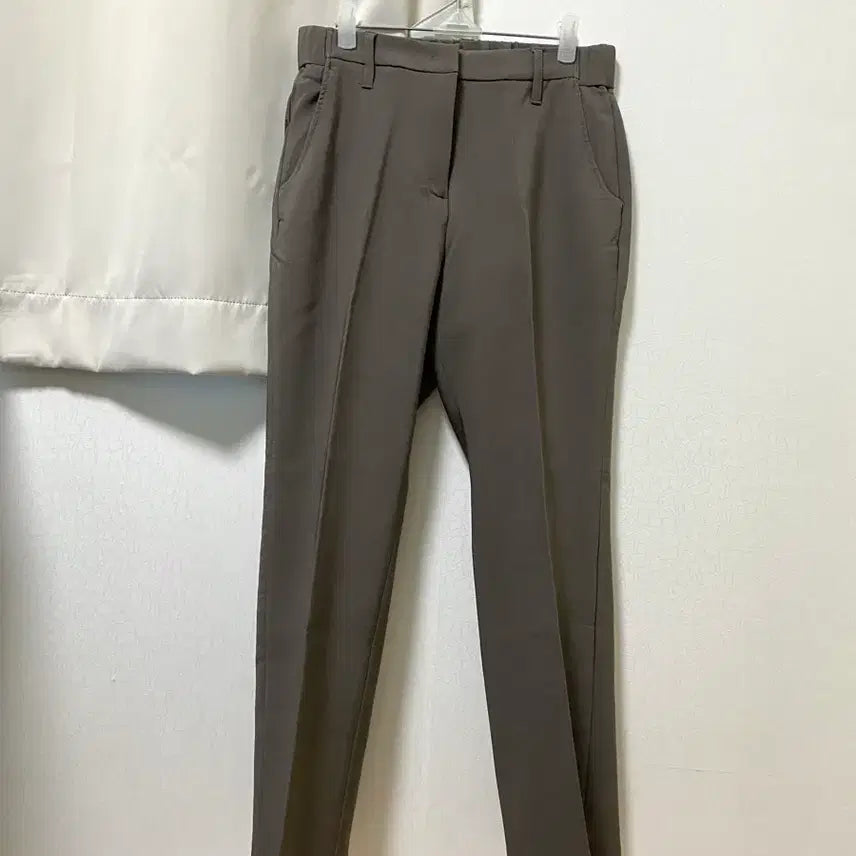 [BUNJANG] Back Band Straight Slacks (3 Types) / 뒷밴딩 일자 슬랙스 3종
