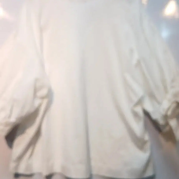 [BUNJANG] ZARA White Balloon Sleeve Blouse S / ZARA 화이트 벌룬 소매 블라우스 S