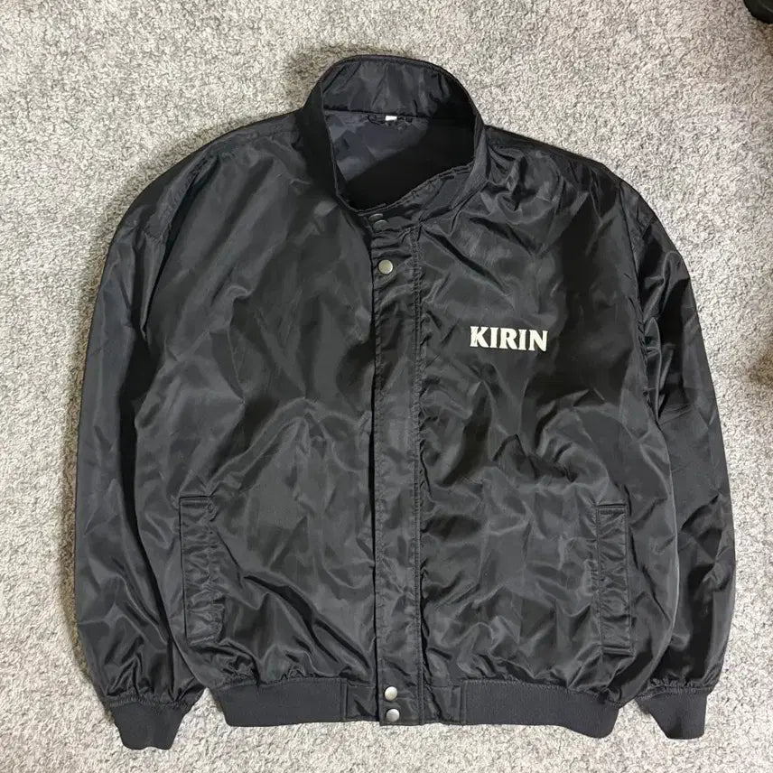 [BUNJANG] Kirin Beer Harrington Jacket / KIRIN BEER 기린 비어 나일론 헤링턴 자켓