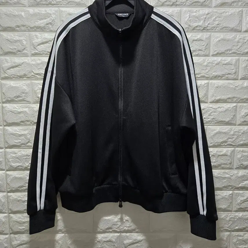 [BUNJANG] Xexymix Jersey Track Top Black White / 거의새것/ 젝시믹스 저지 트랙탑 95~100