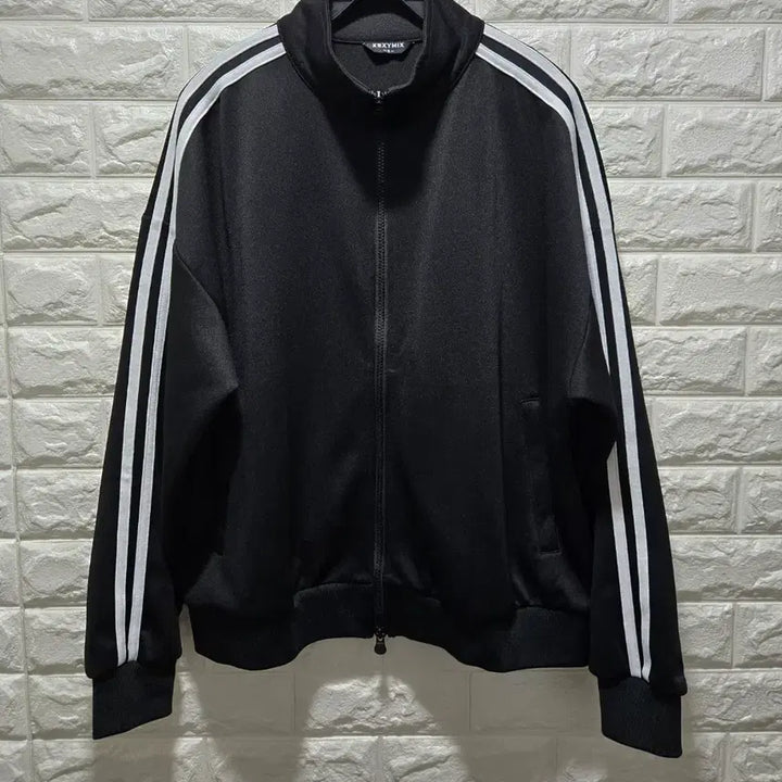 [BUNJANG] Xexymix Jersey Track Top Black White / 거의새것/ 젝시믹스 저지 트랙탑 95~100