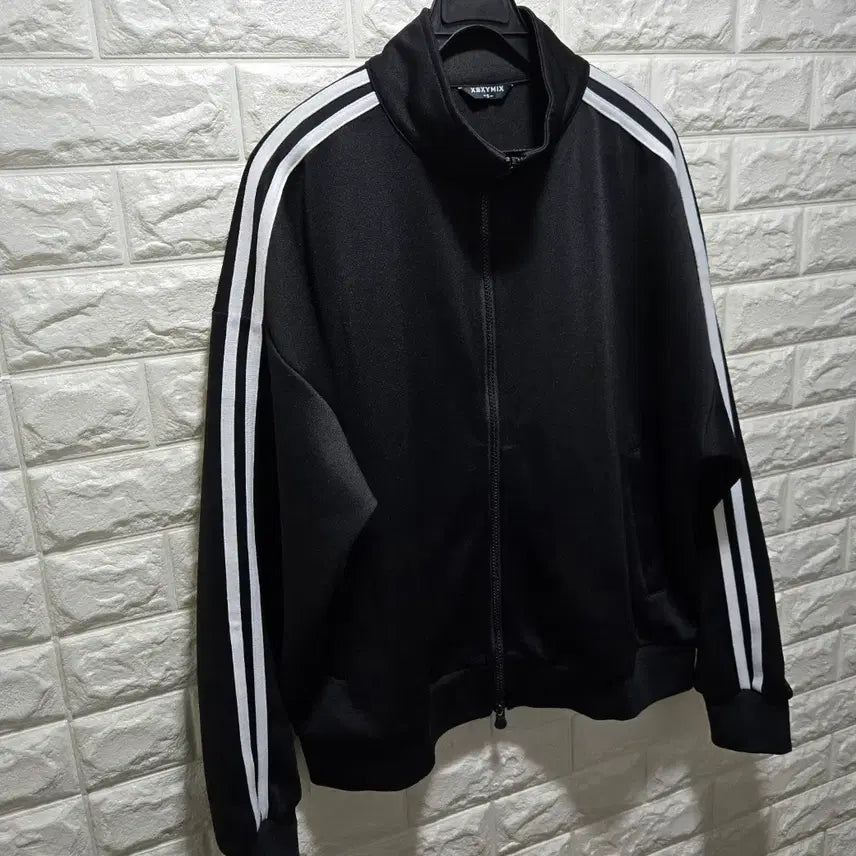 [BUNJANG] Xexymix Jersey Track Top Black White / 거의새것/ 젝시믹스 저지 트랙탑 95~100