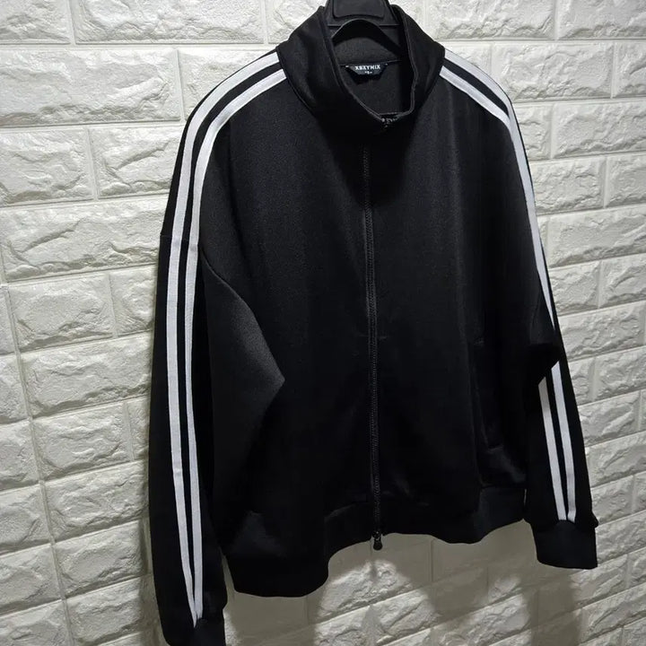 [BUNJANG] Xexymix Jersey Track Top Black White / 거의새것/ 젝시믹스 저지 트랙탑 95~100