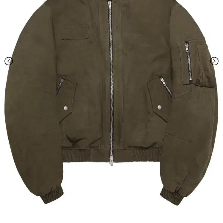 [BUNJANG] Kamien MA-1 Olive Bomber Jacket / 카미엔 MA-1 올리브 봄버 자켓
